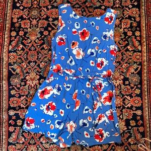 3 for $30 Tommy Hilfiger Floral Blue Romper